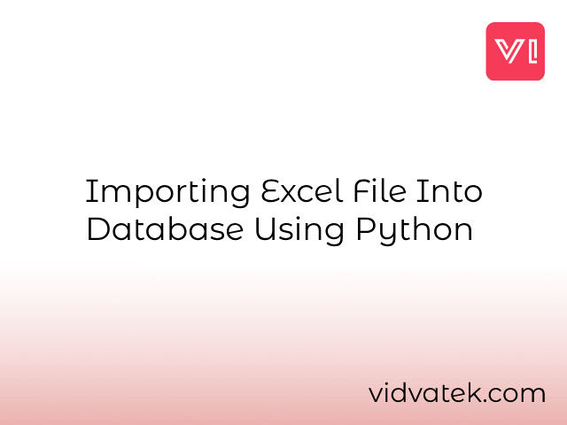 Importing Excel File into Database Using Python